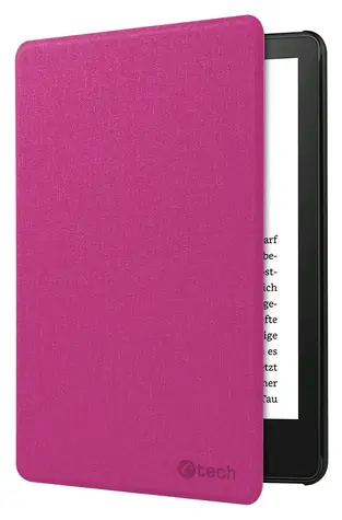 C-TECH PROTECT AKC-21R malinová / Pouzdro pro čtečku knih / Amazon Kindle Paperwhite 2024, Colorsoft / Hardcover