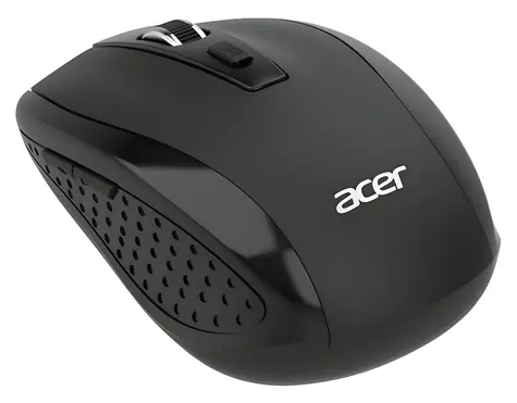 Acer MX202 černá / Bezdrátová myš / optická / kancelářská / 1600 DPI / USB 2.4 GHz