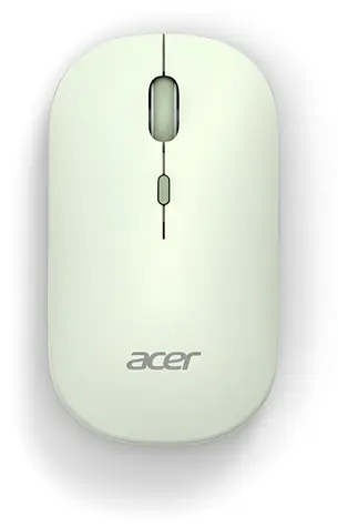 Acer AMR130 zelená / Ergonomická bezdrátová myš / 1600 DPI / USB + Bluetooth 5.2 / 4 tlačítka