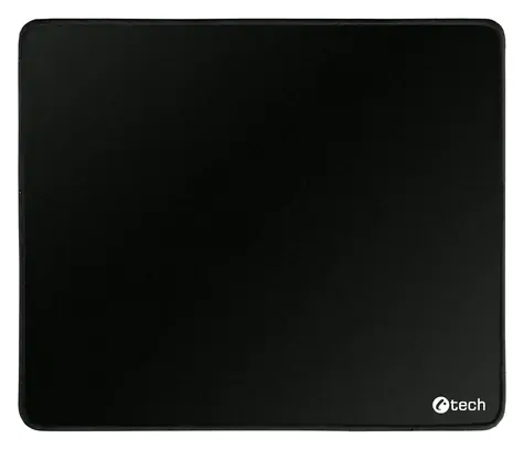 C-TECH MP-01 černá / Podložka pod myš / 320x270x4mm / obšité okraje