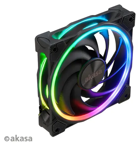 Akasa SOHO AR14 ARGB / Ventilátor / 140 mm / HDB / PWM / 81.7 CFM / 1800 RPM