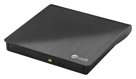 C-tech DVD-USB-AC černá / DVD±RW vypalovačka / USB 2.0 / USB-A + USB-C