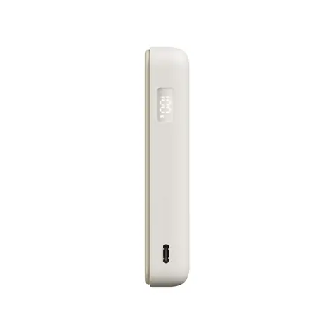 Xiaomi Magnetic Power Bank 10000 béžová / Powerbanka / 33W / bezdrátové nabíjení / integrovaný USB-C kabel / stojánek