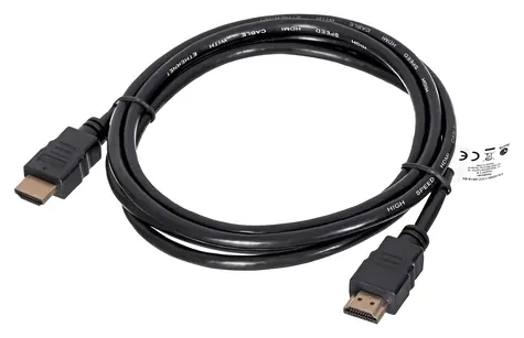 Lanberg CA-HDMI-11CC-0018-BK černá / Kabel HDMI / 1,8 m / HDMI 1.4 / 4K 30 Hz
