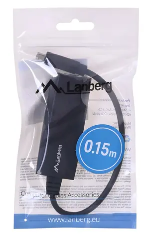 Lanberg NC-1000-02 / Síťový adaptér / USB-C + USB / RJ-45