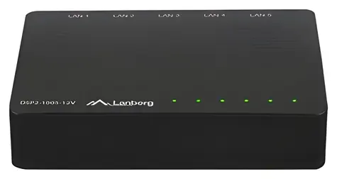 Lanberg DSP2-1005-12V / Switch / 5x RJ-45 / 1 Gbps / unmanaged