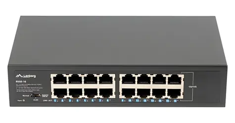 Lanberg RSGE-16 / Switch / 16-port / 1000 Mbps / Rack 10