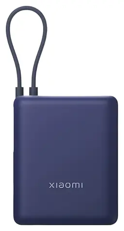 Xiaomi Power Bank 10000 mAh Ice Blue / Powerbanka / 33W / integrovaný kabel / 2x USB-C + 1x USB-A