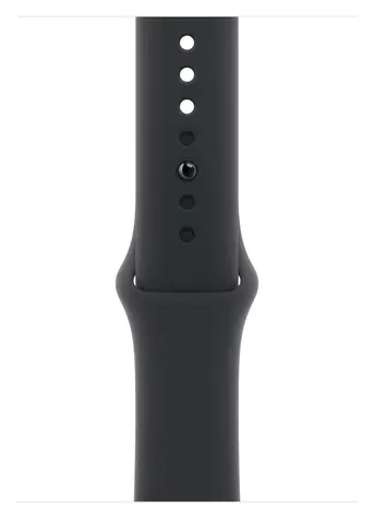 Apple Watch Sport Band 46mm černá / Sportovní řemínek pro Apple Watch / Fluoroelastomer / S/M / 140–190 mm