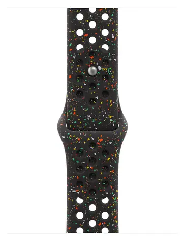 Apple Watch Nike Sport Band (38 & 40mm) Midnight Black - S/M / Sportovní pásek pro Apple Watch / 130-180 mm