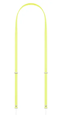 Apple Crossbody Strap Neon Yellow / Popruh / pro iPhone / 100% recyklovaný PET / 1080–2080 mm