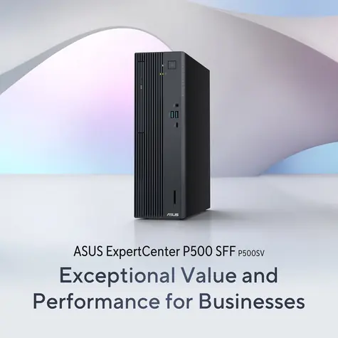 ASUS ExpertCenter P500 SFF šedá / Stolní počítač / Intel Core 5 210H / 16GB DDR5 / 512GB SSD / Intel UHD / W11P