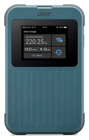 Acer Connect M4 5G / 5G Router / Wi-Fi 6 / NanoSIM + eSIM / IP68 / 8000 mAh