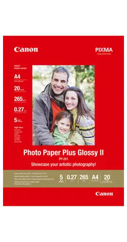 Canon PP-201 13x13 cm / Fotopapír / lesklý / 265 g/m2 / 20 listů