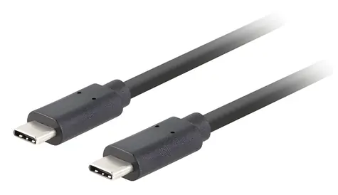 Lanberg USB-C na USB-C 1.8 m černá / Kabel USB-C / USB 3.2 Gen 2 / 100 W