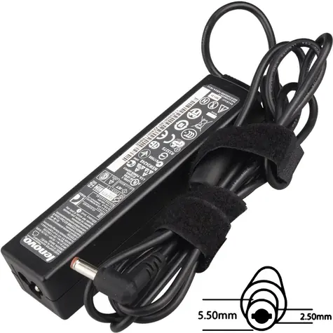 Lenovo originální adaptér 65W / Adaptér pro notebooky / 20V / 5,5×2,5 mm