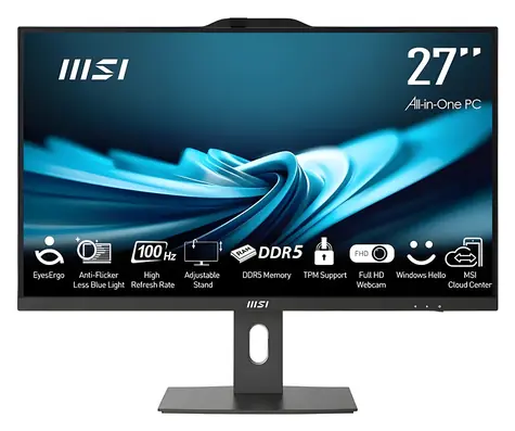 MSI PRO AP272P 14M-495EU černá / All-in-one počítač / 27