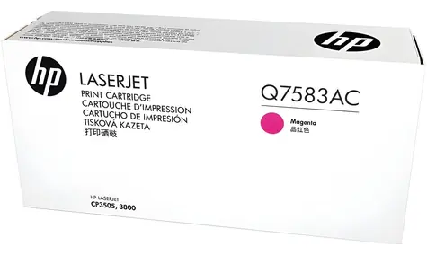 HP Q7583AC purpurová / Toner / originální / 6000 stran / pro Color LaserJet 3800, CP3505