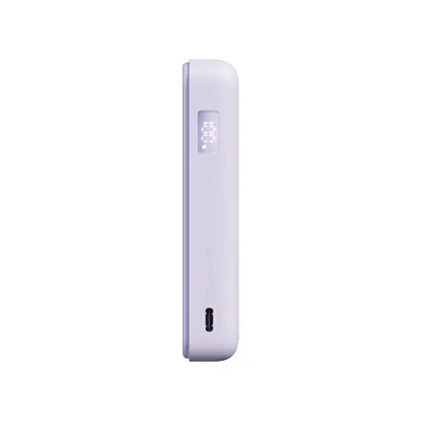 Xiaomi Magnetic Power Bank 10000 fialová / Powerbanka / 33W / bezdrátové nabíjení / integrovaný USB-C kabel / stojánek