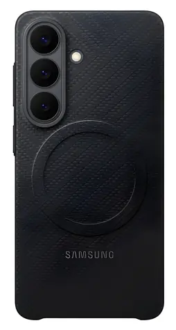 Samsung Galaxy S26 Carbon Magnet Case černá / Zadní kryt / karbonové vlákno / s magnetem