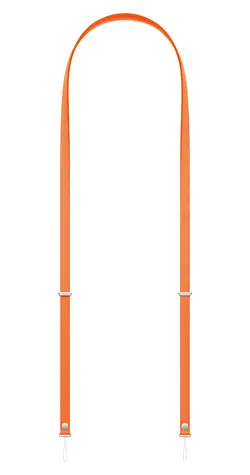 Apple Crossbody Strap oranžová / Popruh / pro iPhone / 100% recyklovaný PET / 1080–2080 mm