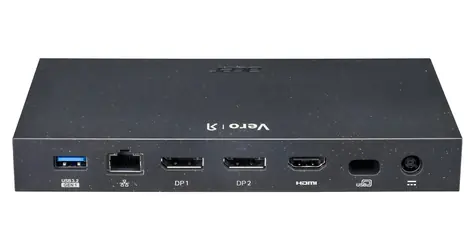 Acer Vero MST Dock M33 / Dokovací stanice / USB-C / 100W PD / 2x DP 1.4 / HDMI 2.0 / RJ45