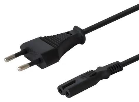 SAVIO CL-97 černá / Napájecí kabel / 2pin / 1,2 m