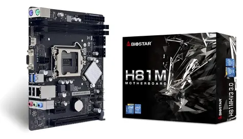 Biostar H81MHV3 / Základní deska / Intel H81 / DDR3 / SATA III / USB 3.0 / GLAN / HDMI+VGA / sc.1150 / m-ATX