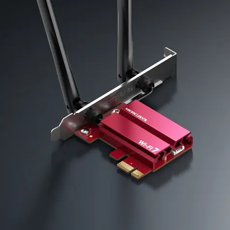 Mercusys MA37BE / Wi-Fi 7 PCIe adaptér BE6500 / Dual-band 2.4 & 5 GHz / Bluetooth