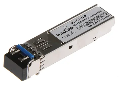 MaxLink 1.25G SFP optický modul / SM / 1310nm / 3km / 2x LC konektor / DDM / Cisco compatible
