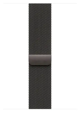 Apple Watch 46 mm břidlicově šedá / Milanese Loop řemínek / M/L