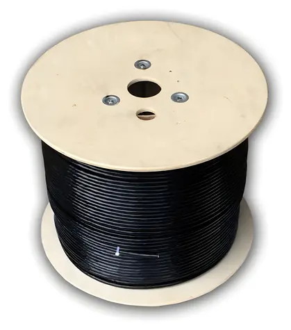 DATACOM kabel drát CAT7 S/FTP černý / venkovní / PE / 500m / cívka