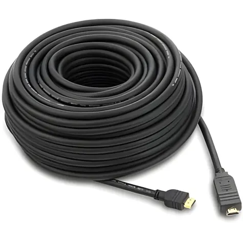 PremiumCord HDMI High Speed + Ethernet kabel se zesilovačem 10m / Kabel HDMI / 4K / AWG26 / 3x stínění