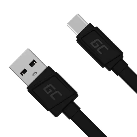 Green Cell KABGC03 černá / Kabel USB-A (M) - USB-C (M) / 0.25 m / USB 2.0