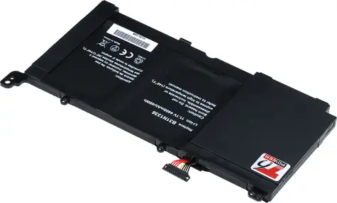 T6 Power Baterie pro Asus VivoBook S551L, R551L, K551L, V551L / Baterie pro notebook / 3cell / 4400 mAh / 49 Wh / Li-pol