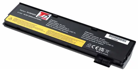 T6 Power pro Lenovo ThinkPad T470, T480, T570, T580, P51s, P52s / Baterie pro notebook / 6 článková / 10,8 V / 5200 mAh