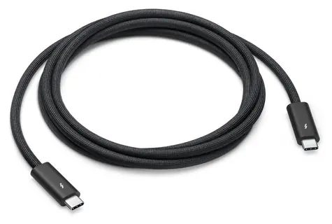 Apple Thunderbolt 4 (USB-C) Pro Cable černá / Kabel / Thunderbolt 4 / 40 Gb/s / 100 W / 1,8 m