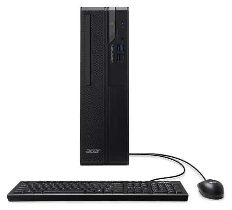 Acer Veriton VX2720G černá / Stolní počítač / Intel Core i5-14400 2.5GHz / 8GB DDR5 / 512GB SSD / DVDRW / Intel UHD 730