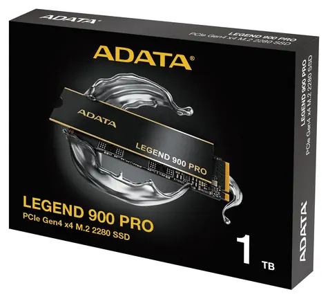 ADATA LEGEND 900 PRO 1TB / SSD / M.2 2280 / PCIe Gen4 / čtení: 7400 MB/s / zápis: 6000 MB/s / Heatsink / 5R