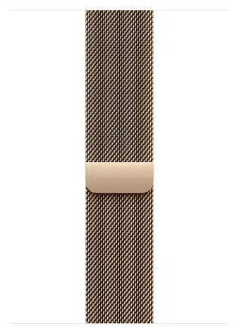 Apple Watch Milanese Loop zlatá / Řemínek milánský tah / S/M / 44–49 mm