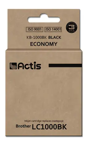 Actis KB-1000BK / Inkoustová cartridge / kompatibilní Brother LC1000BK, LC970BK / černá / 36 ml