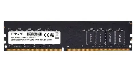 PNY MD8GSD42666-SB 8GB (1x8GB) / Operační paměť / DDR4 / 2666 MHz / DIMM / CL19 / 1.2V
