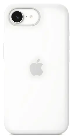 Apple iPhone 16e Silicone Case bílá / Zadní kryt / Silikon