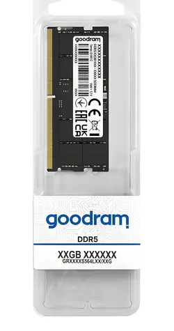 GOODRAM 32GB (1x32GB) 5600MHz / Operační paměť / DDR5 / SO-DIMM / CL46 / 1.1V