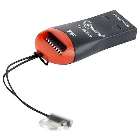 C-tech UCR-01 černá / Čtečka karet / USB-A / microSD / 32 GB