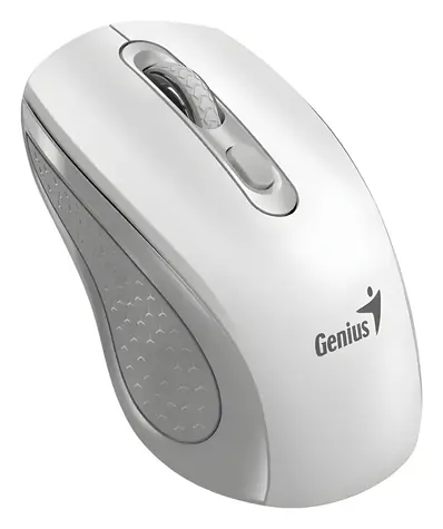 Genius NX-8025S šedá / Optická bezdrátová myš / 1200 dpi / Copilot / 4 tlačítka / 1x AA