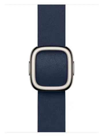 Apple Watch Modern Buckle 42 mm Deep Blue Small / Řemínek s moderní přezkou / FineWoven / 135–150 mm