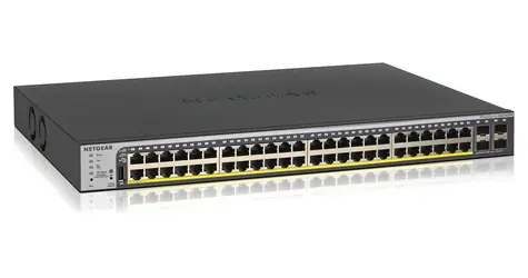 NETGEAR GS752TP / Switch / 48x 1G PoE+ / L2/L3/L4 / 4x SFP / 380W PoE