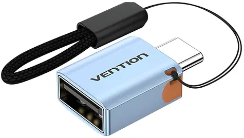 Vention OTG adaptér USB-C na USB-A šedá / Redukce / USB 3.1 / 5 Gbit/s