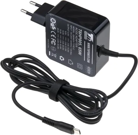 T6 Power / Univerzální adaptér k notebooku / USB-C / 65W